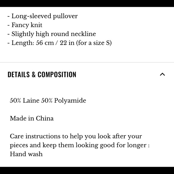 NWT Sézane Solal Jumper XS SOLD - Picture 5 of 8